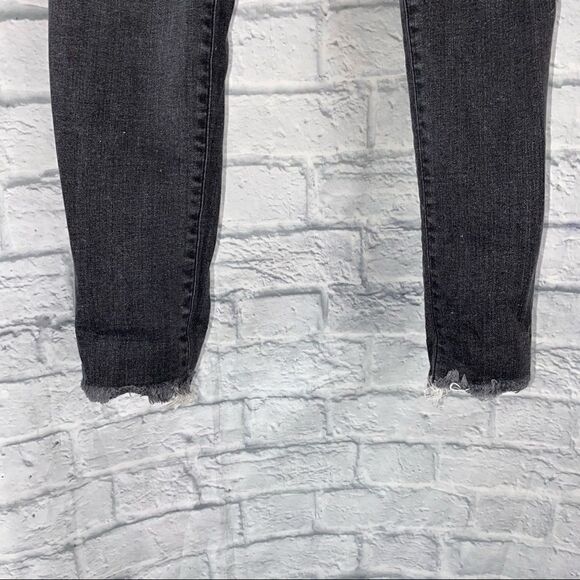 Arizona jean Co distressed jeans black sz 1 - Picture 3 of 9